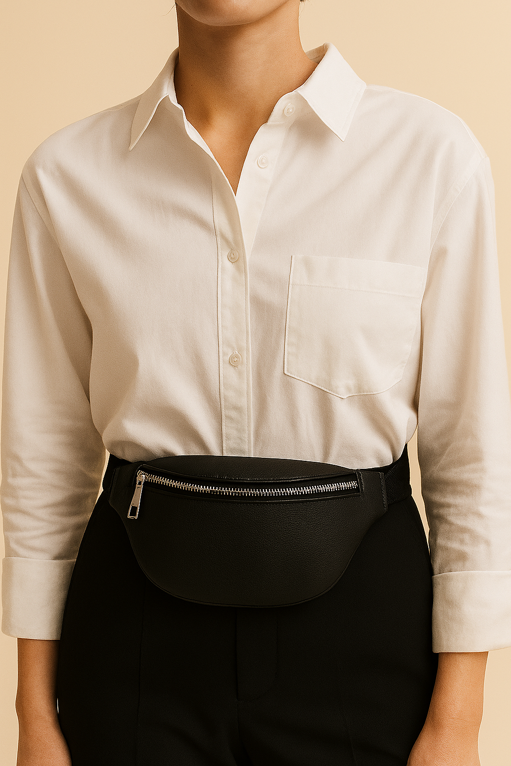 Leather Belt Bag - Streamlined Essentials Carry
