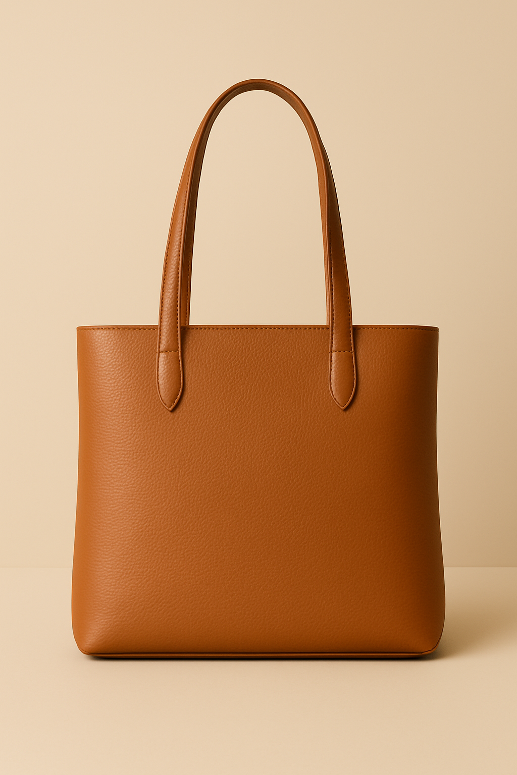 Classic Leather Tote Shoulder Bag
