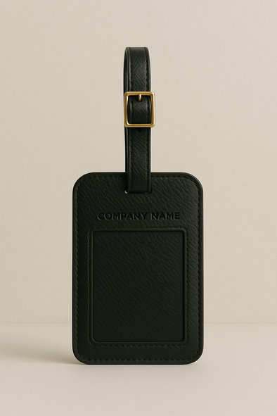 Corporate Leather Luggage Tags - Branded Travel Excellence