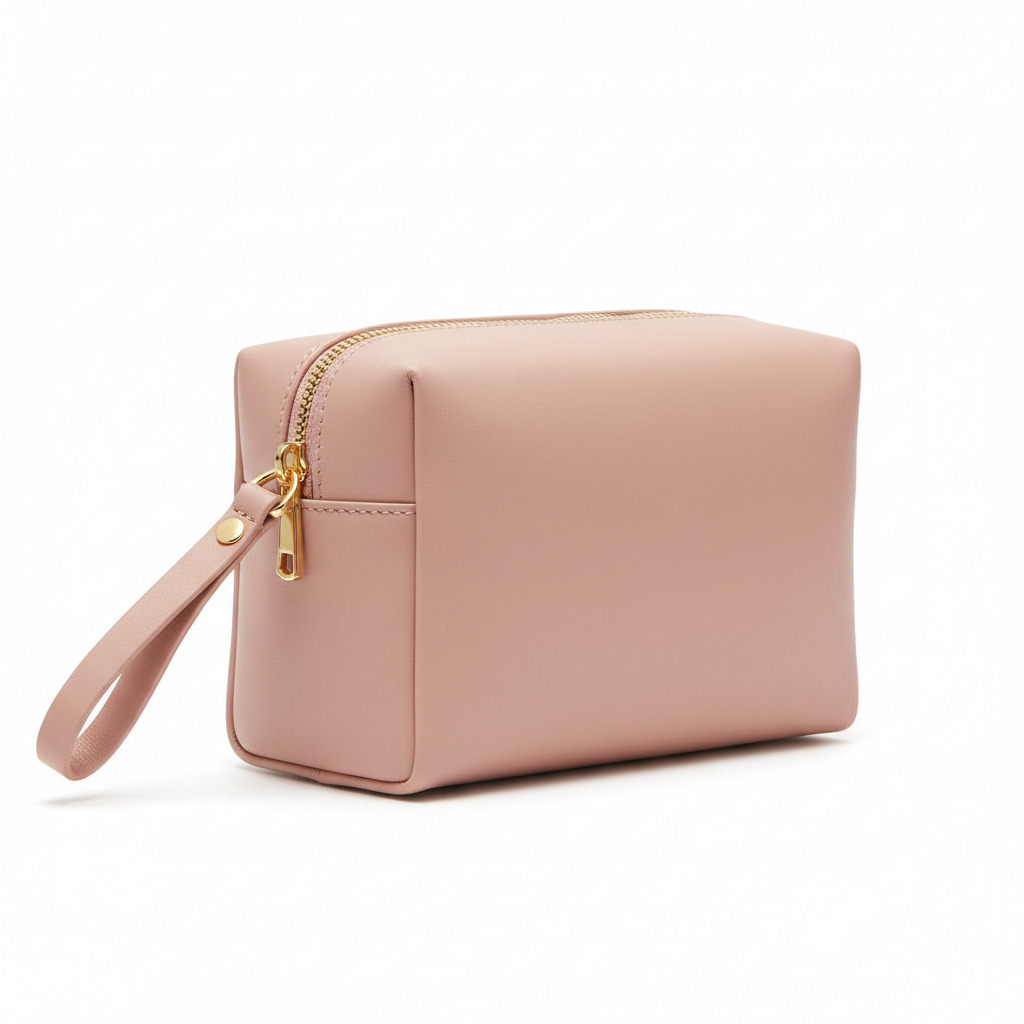 Milano Women's Leather Cosmetic Bag