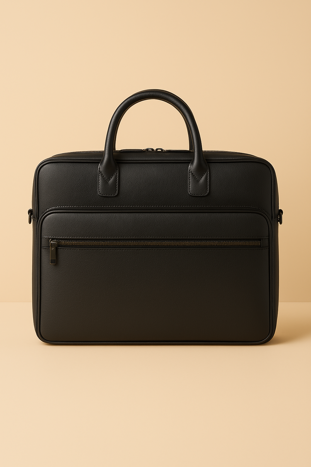 Leather Laptop Briefcase - Professional Work Bag