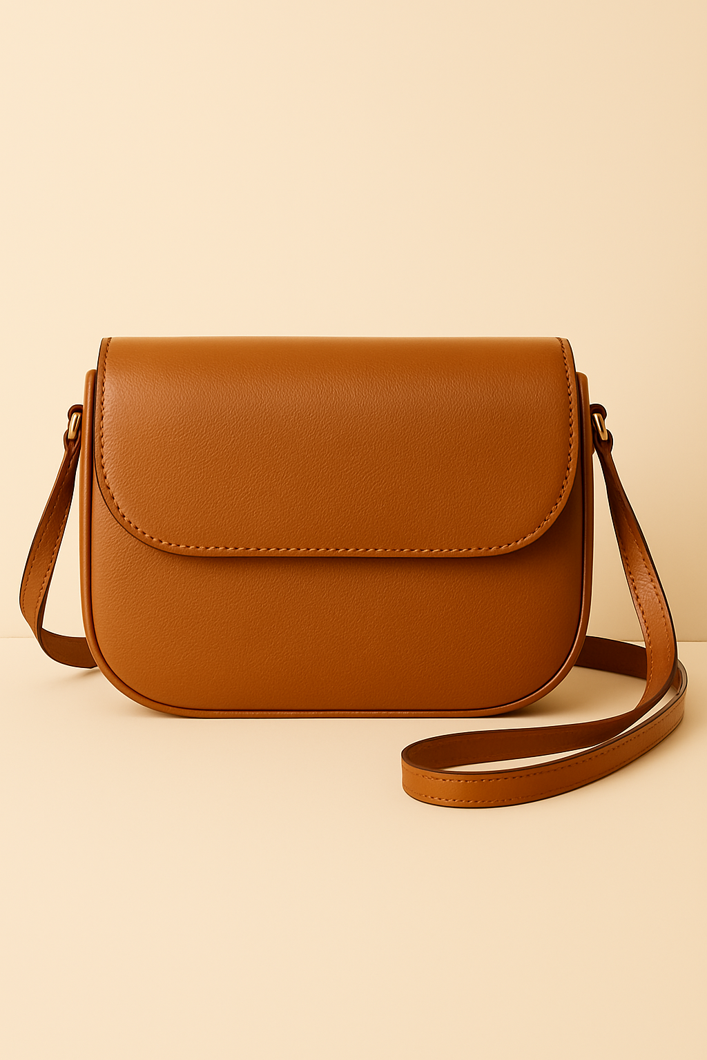 Mini Leather Crossbody Bag - Compact Elegance