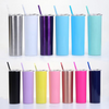 Sofelo Stainless Steel Skinny Tumbler With Lid Straw