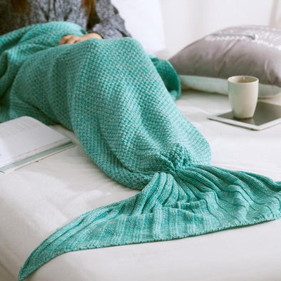 Handmade Mermaid Tail Crochet Blanket