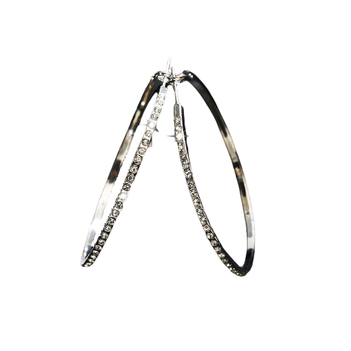 Sofelo Hoop Earrings With Rhinestone